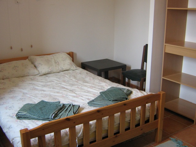 Double bedroom in the Hayloft apartment